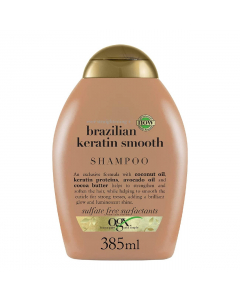 OGX Brazilian Keratin Smooth Shampoo Queratina Brasileira 385ml