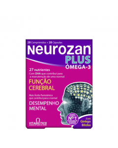 Neurozan Plus Ómega-3 Cápsulas e Comprimidos 28+28un.