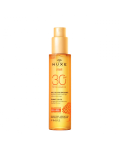 Nuxe Sun Óleo Bronzeador Rosto e Corpo SPF30 150ml