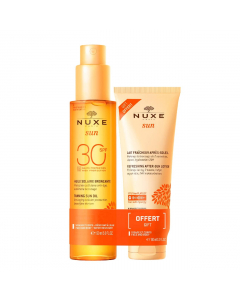 Nuxe Sun Kit Óleo Rosto e Corpo SPF30 Oferta Pós Solar