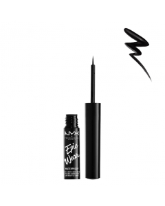 NYX Epic Wear Eyeliner Delineador Líquido Cor 01 Black 3.5ml