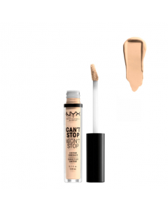 NYX Can't Stop Won't Stop Contour Concealer Corretivo Cor Pale 3.5ml