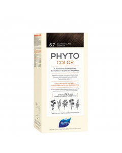 Phyto Phytocolor Coloração Permanente-5.7 Castanho Claro Marron