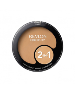 Revlon Colorstay Compact 2-in-1 Base e Corretivo Cor 180 Sand Beige 12.3gr