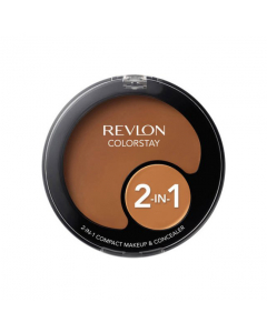 Revlon Colorstay Compact 2-in-1 Base e Corretivo Cor 410 Capuccino 12.3gr