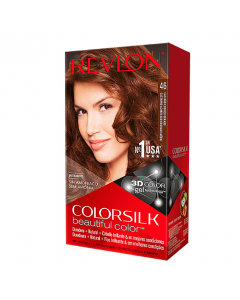 Revlon Colorsilk Coloração Permanente 46 Castanho Acobreado Dourado Médio