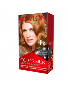 Revlon Colorsilk Coloração Permanente 57 Castanho Dourado Muito Claro