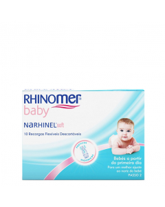 Rhinomer Baby Narhinel Soft Recargas Aspirador Nasal 10un.