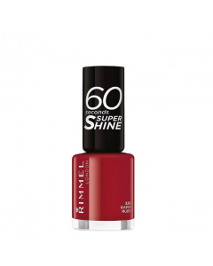 Rimmel 60 Seconds Super Shine Esmalte Cor 320 Rapid Ruby 8ml