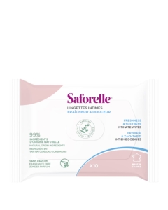 Saforelle Toalhetes Íntimos Suaves 10un.
