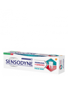 Sensodyne Sensibilidade e Gengivas Fresh Mint Pasta de Dentes 75ml