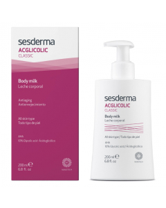 Sesderma Acglicolic Classic Leite Corporal Antienvelhecimento 200ml