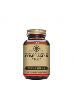 Solgar Vitaminas Complexo B “100” Cápsulas 50un.