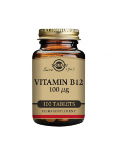 Solgar Vitamina B12 100µg Suplemento Comprimidos 100unid.