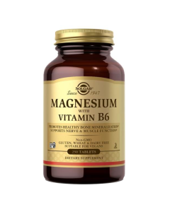 Solgar Magnesium + Vitamin B6 Cápsulas 250un.