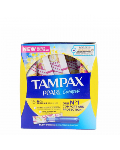 Tampax Pearl Compak Absorventes Regular com Aplicador 16un. 