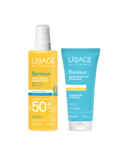 Uriage Pack Bariésun Spray Invisível SPF50+ Oferta Bálsamo After Sun