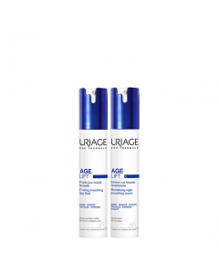 Uriage Kit Age Lift Fluido Refirmante Dia + Creme de Noite