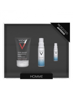 Vichy Kit Homme Sensi Baume Protocolo Anti-Idade