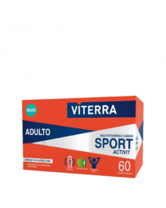 Viterra Sport Activit Comprimidos Suplemento Multivitamínico Adulto 60un.