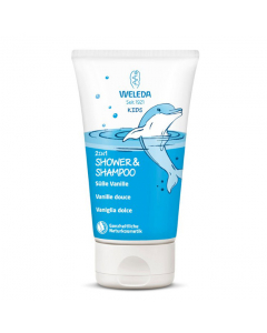 Weleda Kids 2 em 1 Shampoo e Gel de Duche Baunilha Doce 150ml