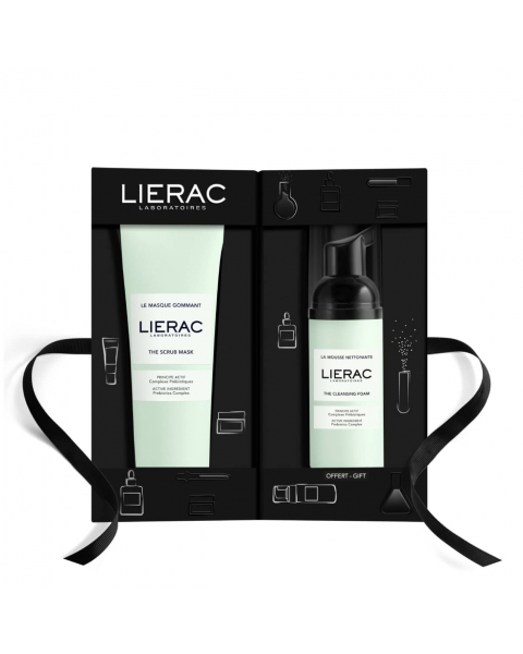 Lierac Cleanser Kit Máscara Esfoliante + Espuma de Limpeza