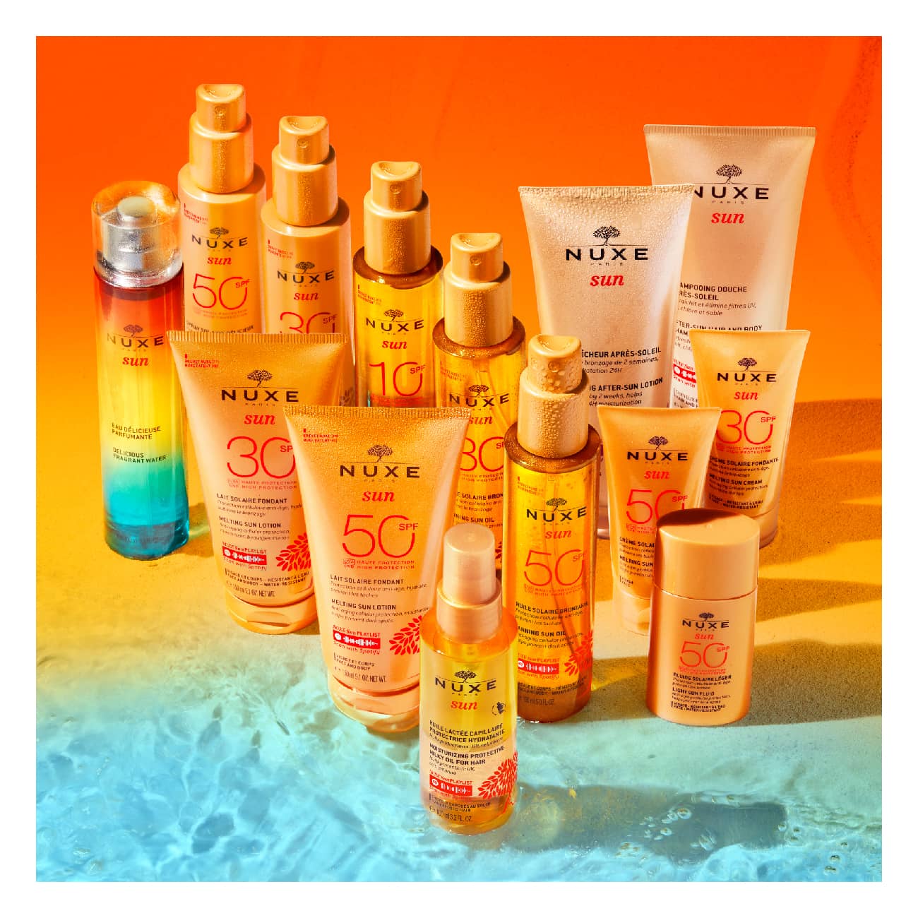 FACE THE SUN  ミンギュ  ラキドロ Nuxe Sun Óleo Bronzeador Rosto e Corpo SPF50 150ml