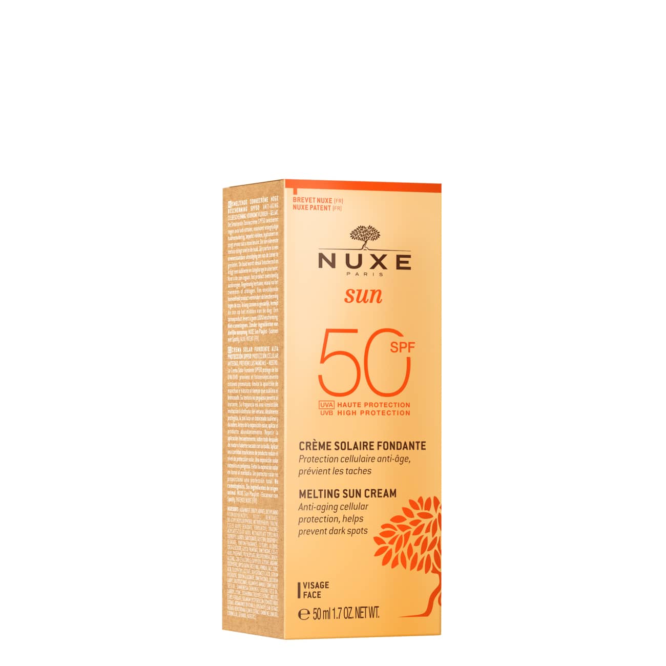 Comprar Nuxe Sun Creme Facial Fundente FPS50 50ml | Cosmetis